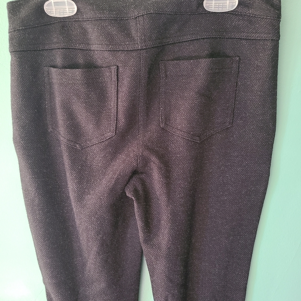 Athleta Zipper Black Leggings Size 4 - Picture 4 of 7